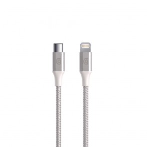 Griffin Premium USB-C to Lightning Cable - 5FT - Silver