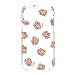 Coach Protective Case for iPhone 11 Pro - Dreamy Peony Clear/Pink/Glitter