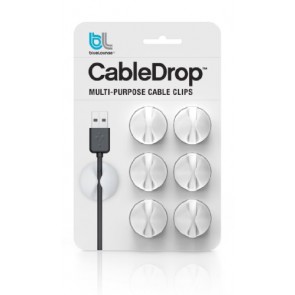 Bluelounge CableDrop Cable Management System - White
