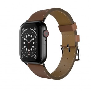SwitchEasy Classic Genuine Leather Apple Watch Band (42/44/45mm) Brown