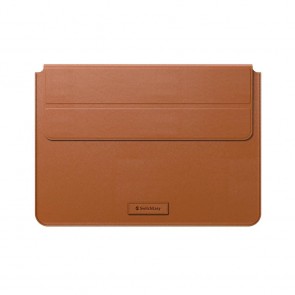 SwitchEasy EasyStand Leather Sleeve MacBook Pro 13/14" Saddle Brown