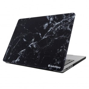 SwitchEasy Marble MacBook Protective Case 2022-2016 M1/M2/Intel MacBook Pro 13" Black Marble