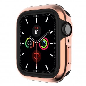 SwitchEasy Odyssey premium 2-in-1 metail + TPU bumper case for Apple Watch 6&SE&5&4 40mm Flash Rose Gold