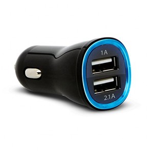 360 Electrical VividDrive 4.8 Premium USB Car Charger 4.8 Amps 24 Watts 2 Port