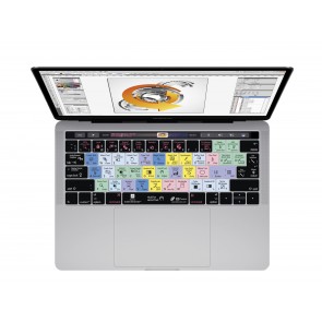KB Covers Illustrator  Keyboard Cover for MacBook Pro (Late 2016+) w/ Touch Bar