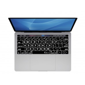 KB Covers Large Print Keyboard Cover for MacBook Air w/Magic Keyboard - 13" (2020+)  - Black