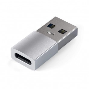 SATECHI Aluminum Type-A to Type-C Adapter Silver