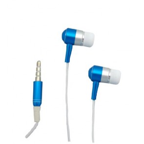 Professional Cable HDPHONE-BL Shredphones Earbuds with Mic, Blue