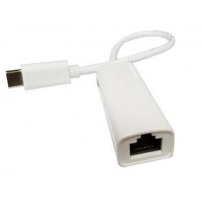 Professional Cable USB-C Male to Gigabit Ethernet Network Adapter - White