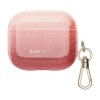 Kate Spade New York AirPods (3rd Generation) Case - Ombre Glitter Sunset/Pink Multi/Gold Foil Logo/Premium Gold Hardware