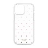 Kate Spade New York Protective Hardshell Case for iPhone 13 - Pin Dot Ombre/Pink/Clear