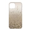 Kate Spade New York Protective Hardshell Case for iPhone 13 Pro Max - Chunky Glitter Champagne/Gold Glitter/Gems/Champagne