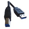 Professional Cable 6-Feet USB 3.0 A Male to B Male Cable, Black (USB3BK-06)