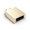 SATECHI Type-C - Type A USB Adapter Gold