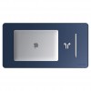 SATECHI Eco Leather Desk Mat Blue