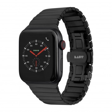 Laut LINKS Watch Strap for Apple Watch 1-6/SE 42/44mm Black