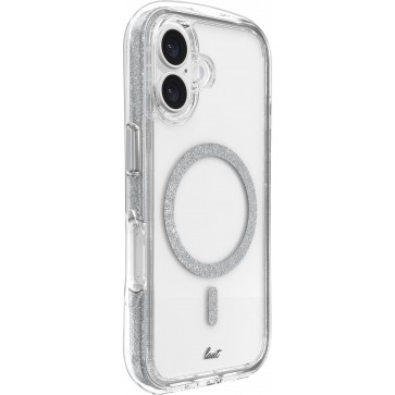 Laut Aero Sparkle for iPhone 16 - Crystal Silver