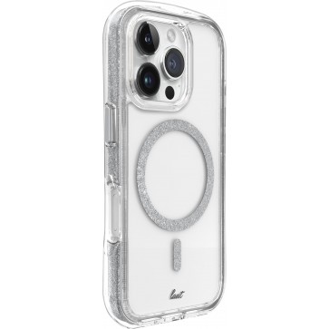 Laut Aero Sparkle for iPhone 16 Pro Max - Crystal Silver