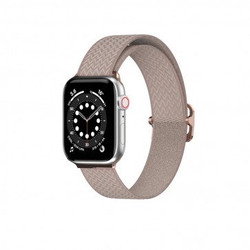 SwitchEasy Wave Elastic Nylon Apple Watch Loop (42/44/45mm) Pink