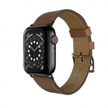 SwitchEasy Classic Genuine Leather Apple Watch Band (42/44/45mm) Brown