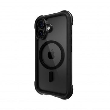 MagEasy Odyssey M Rugged Utility Case iPhone 16 Leather Black