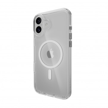 MagEasy Bright M Anti-Yellowing Clear Bumper Case iPhone 16 Transparent