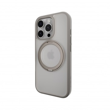 MagEasy MagStand 360 M Rotating Stand Case iPhone 16 Pro Titanium