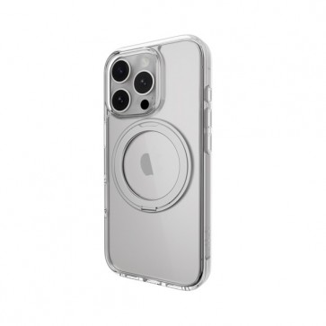MagEasy MagStand 360 M Rotating Stand Case iPhone 16 Pro Max Transparent