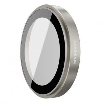 MagEasy Lenz Sapphire Lens Protector iPhone 16 Pro/Pro Max Titanium