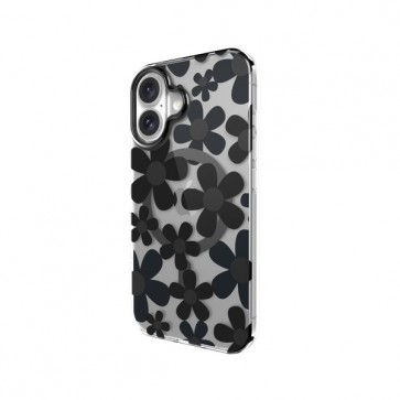 SwitchEasy Fleur M 3D Case iPhone 16 Black