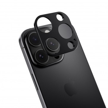 SwitchEasy LenShield Aluminum Alloy Camera Lens Protector iPhone 16 Pro/Pro Max Titanium Black