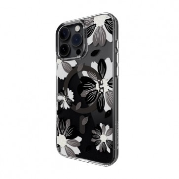 SwitchEasy Style M Case iPhone 16 Pro Black Flower