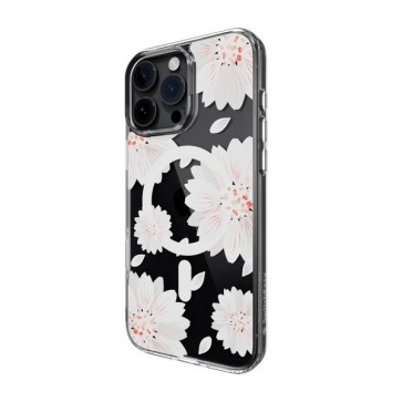 SwitchEasy Style M Case iPhone 16 Pro Max White Flower