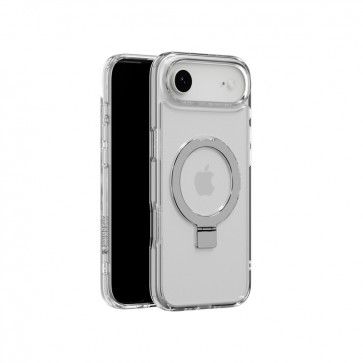 SwitchEasy MagStand M Stand Guard Protective Case for iPhone 17 Air Transparent