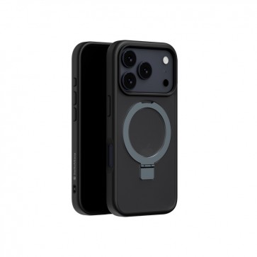 SwitchEasy MagStand M Stand Guard Protective Case for iPhone 17 Pro Black