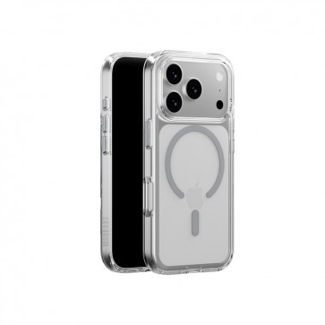 MagEasy Bright M Never Yellowing Protective Clear Case for iPhone 17 Pro Transparent/Mist Ring