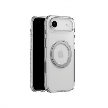 MagEasy MagStand 360 M Rotating Ring Protective Case for iPhone 17 Air Transparent