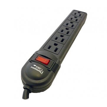 Professional Cable 6 Outlet Surge Protector - Retail Packaging - 4 Feet