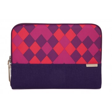 STM grace 15-in.  laptop sleeve  purple diamonds