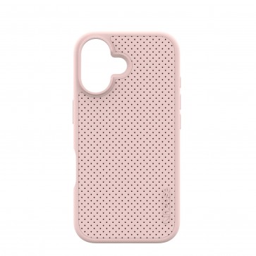 Incase City Case for MagSafe for iPhone 16 - Blush Pink Perforated Vegan Leather