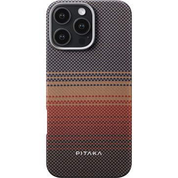 Pitaka Sunset・Moonrise Tactile Woven case for iPhone 16 Pro max（Sunset）
