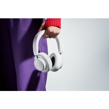 Urbanista Miami Active Noise Cancelling True Wireless Over-Ear Headphones White Pearl - White