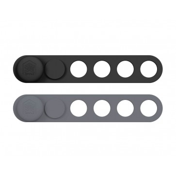 STM AirStrip Band for  AirTag - 2pk - Black/Grey 