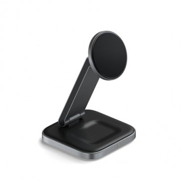Satechi  2-in-1 Foldable Qi2 Wireless Charging Stand 