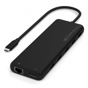 Satechi 13-in-1 USB-C Triple Display Multiport Adapter Black