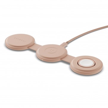 Satechi OntheGo 3-in-1 Wireless Charger (Desert Rose)Satechi 
