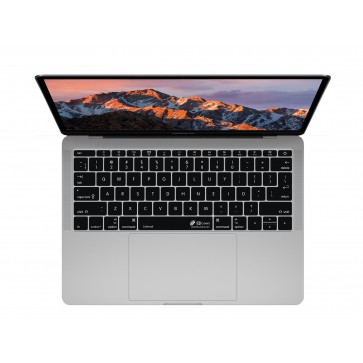 KB Covers Black Keyboard Cover for MacBook 12" Retina & MacBook Pro 13" (Late 2016+) No Touch Bar