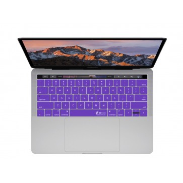 KB Covers Purple Keyboard Cover for MacBook Pro (Late 2016+) w/ Touch Bar