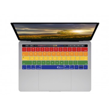 KB Covers Rainbow Keyboard Cover for MacBook Pro (Late 2016+) w/ Touch Bar