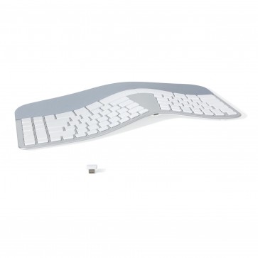 Matias Sculpted Ergonomic Rechargeable Keyboard for Mac